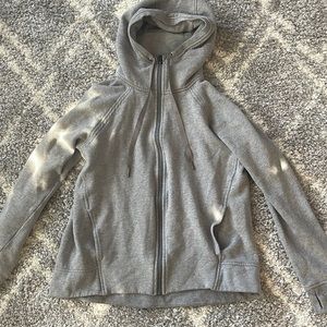GREY LULU ZIP UP